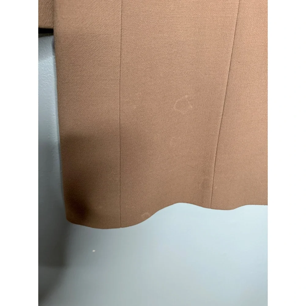 J.crew Double Cloth by Manifattura di Carmignano‎ wool long jacket tan